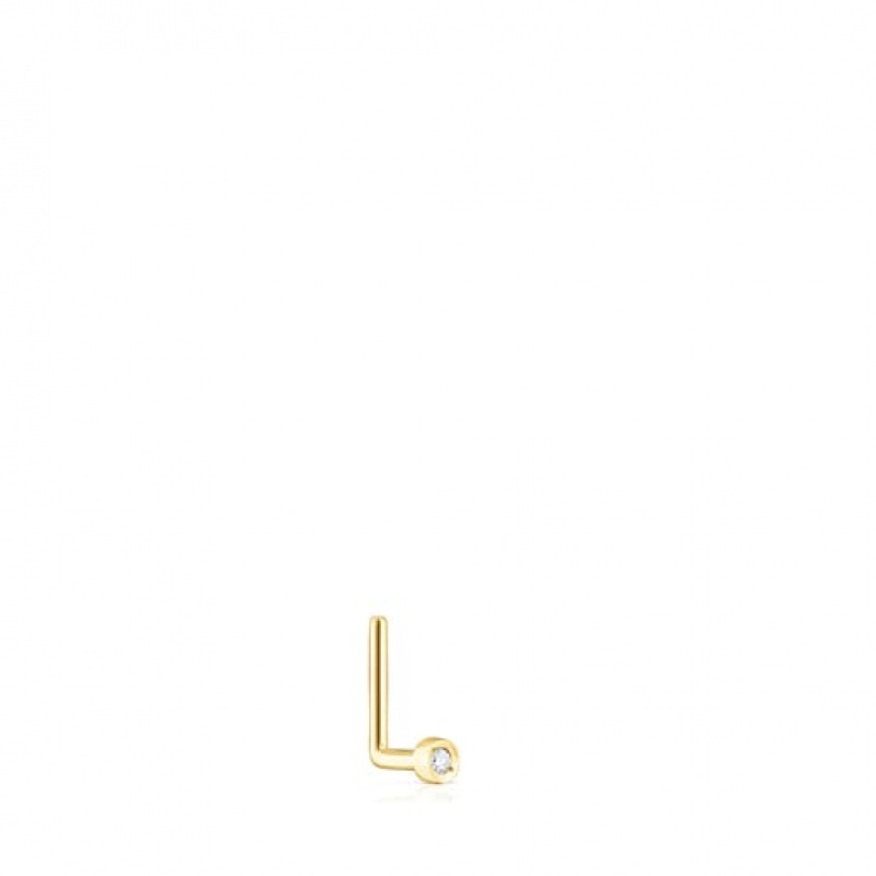 Tous Basics Nose With Diamond Ohrringe Gold | Österreich-CAWKHV257