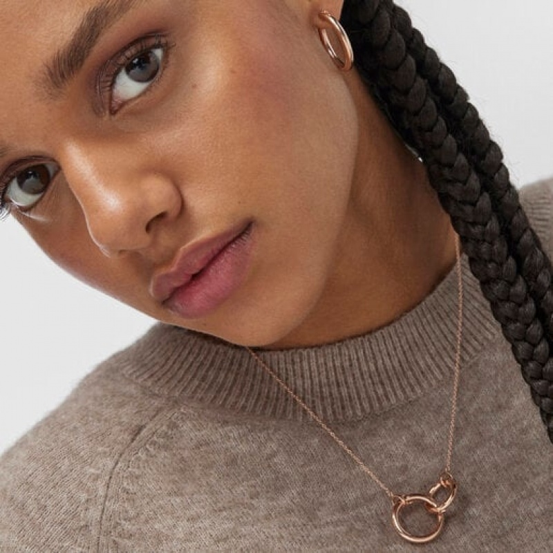 Tous Basics Small Ohrringe Rosa Gold | Österreich-GSFBQA819