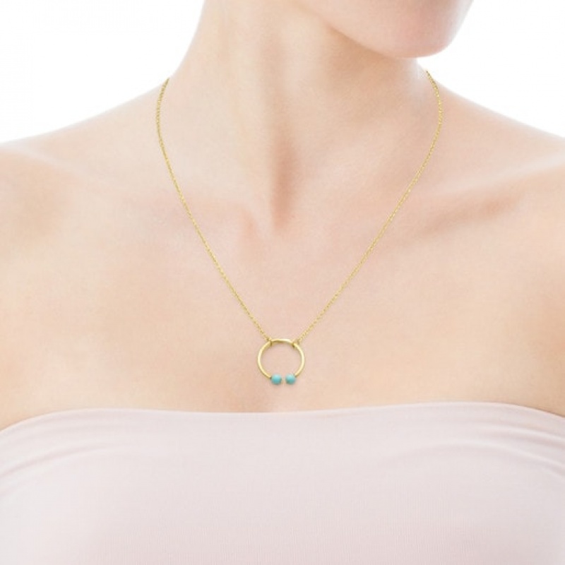Tous Batala With Howlite Halskette Gold | Österreich-XSGOJU746