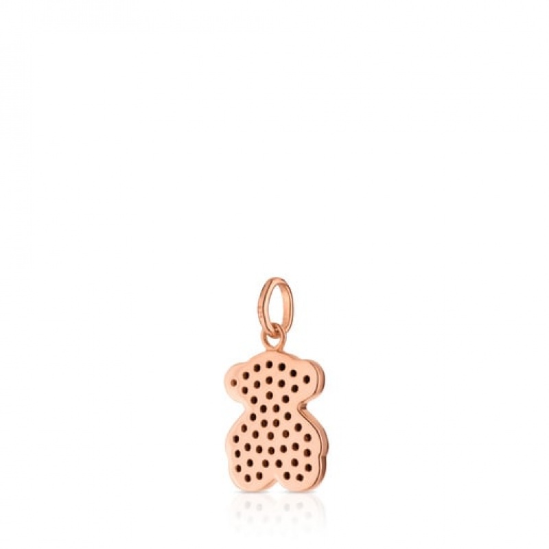 Tous Bear Motif Motif With Spine Anhänger Rosa Gold | Österreich-RVPKUY175