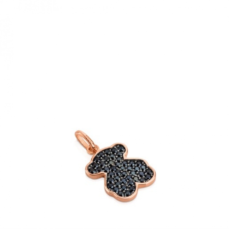 Tous Bear Motif Motif With Spine Anhänger Rosa Gold | Österreich-RVPKUY175