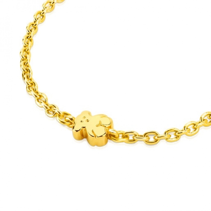 Tous Bear Motif Sweet Dolls Armband Gold | Österreich-FUDOSV639