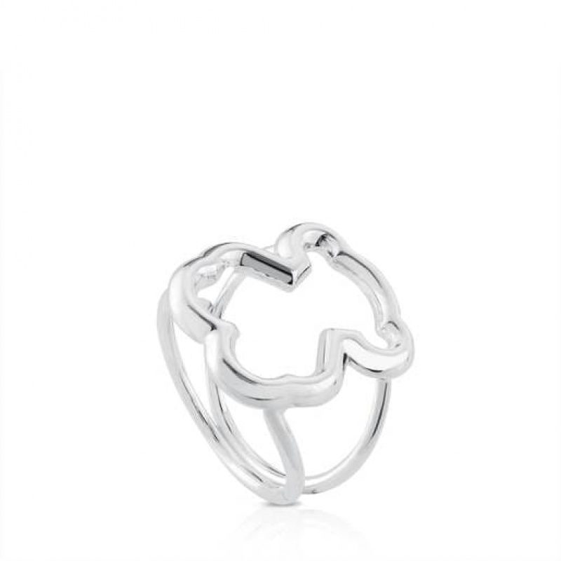 Tous Bear Motifs New Carrusel Ring Silber | Österreich-CLHANU378