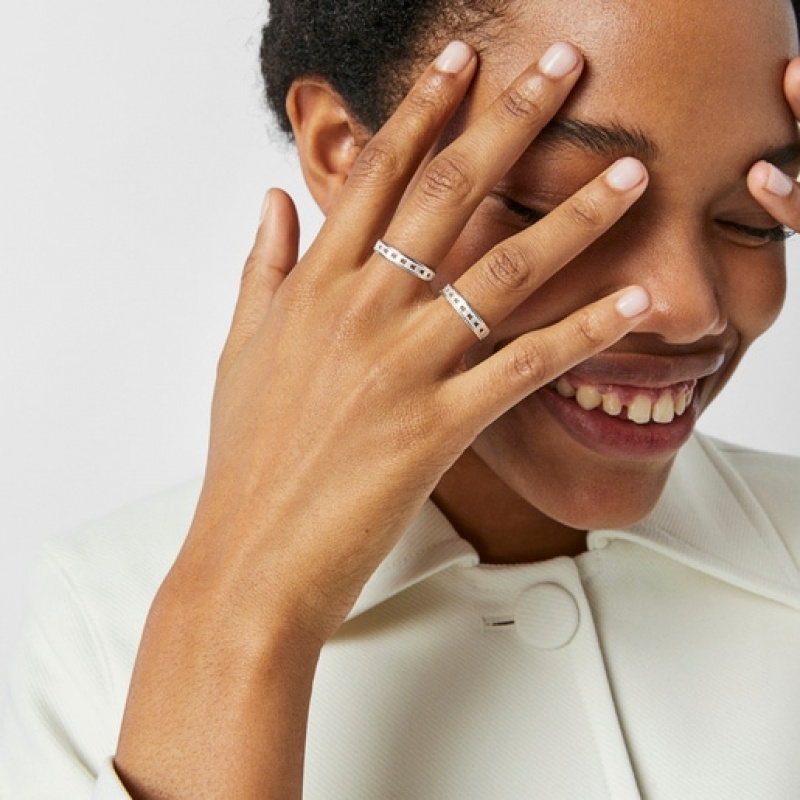 Tous Bear Row With Bear Silhouettes Ring Silber | Österreich-ZKLXGF150