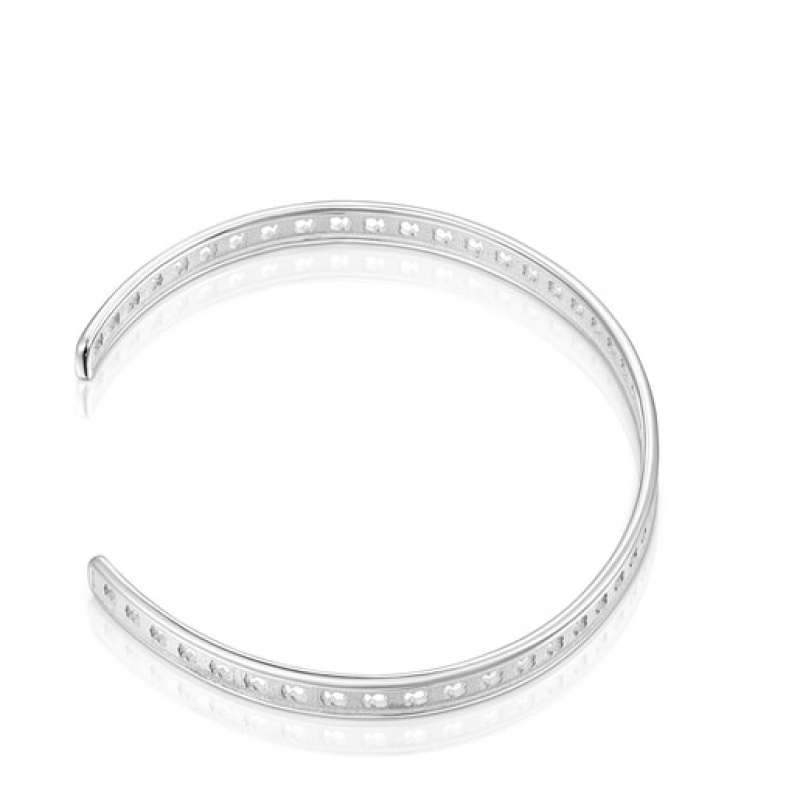 Tous Bear Row With Silhouettes Armband Silber | Österreich-PHGEND158