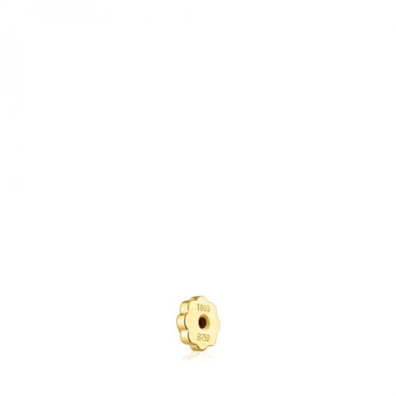 Tous Bear With Screw Closure Ohrringe Gold | Österreich-ZGAOSB023