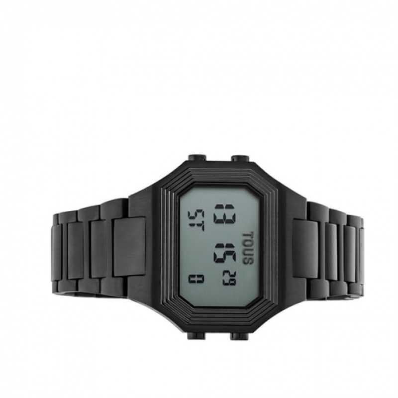 Tous Bel Air With Steel Riemen Digitale Uhren Schwarz | Österreich-TVURZX390