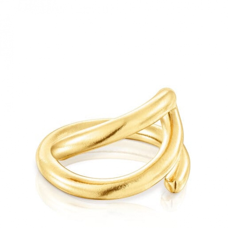 Tous Bent Open Ring Gold | Österreich-QMAONX296
