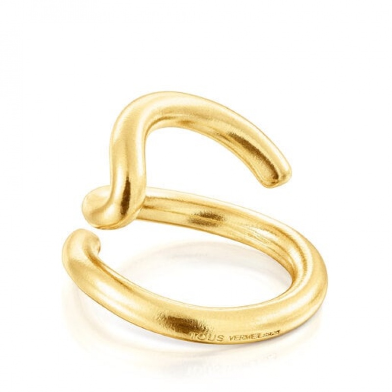 Tous Bent Open Ring Gold | Österreich-QMAONX296