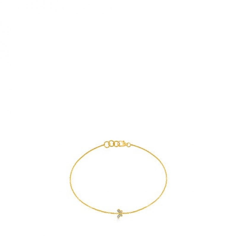 Tous Bera With Diamond Armband Gold | Österreich-ELCTGW570