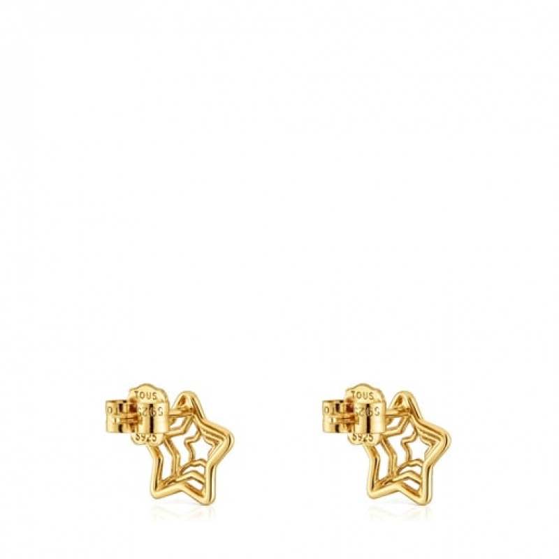 Tous Bickie Star Ohrringe Gold | Österreich-VDLZEB540