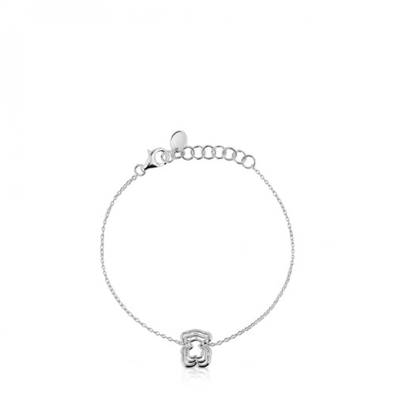 Tous Bickie Triple Bear Armband Silber | Österreich-JXWUYP402