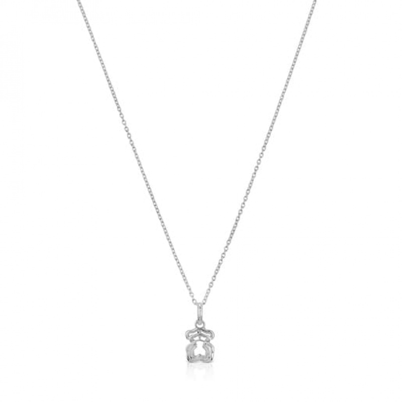 Tous Bickie Triple Bear Halskette Silber | Österreich-BTOLFS946