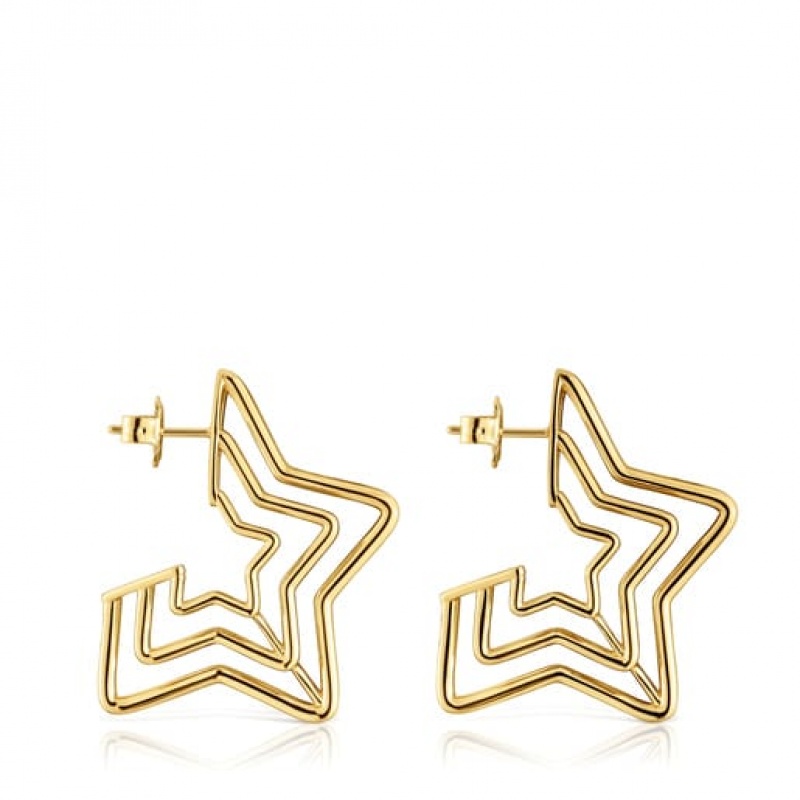 Tous Bickie Triple Star With Ohrringe Gold | Österreich-OIHNAK970