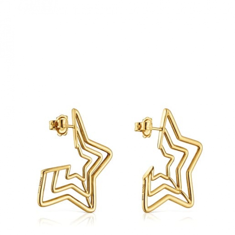 Tous Bickie Triple Star With Ohrringe Gold | Österreich-OIHNAK970