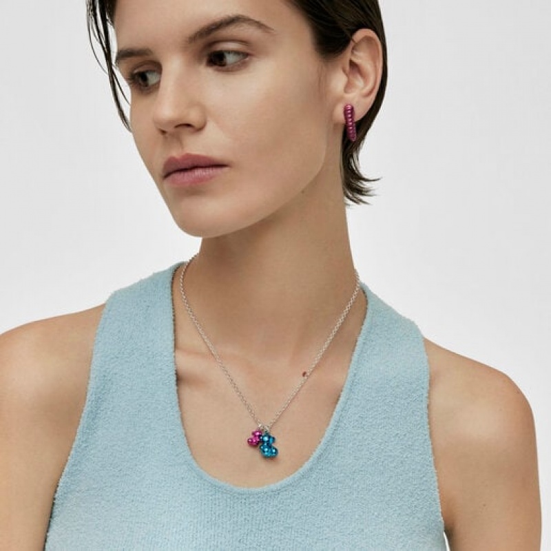Tous Bold Bear Steel Anhänger Blau | Österreich-CHDOIB317