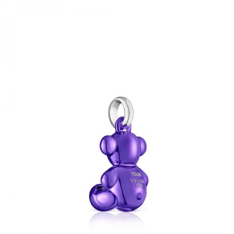 Tous Bold Bear Steel Anhänger Lila | Österreich-EHFBKI396