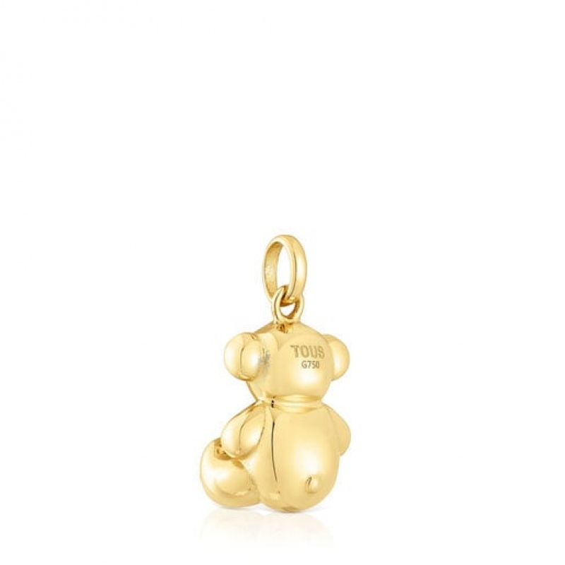 Tous Bold Bear diamond Anhänger Gold | Österreich-ANIVEM906