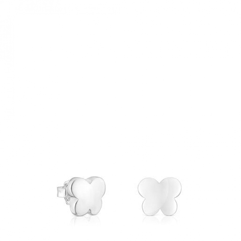 Tous Bold Motif Butterfly Ohrringe Silber | Österreich-NHQWYO518