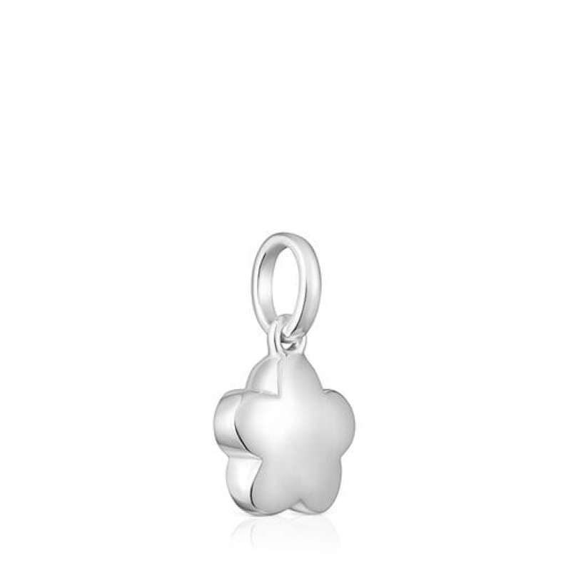 Tous Bold Motif Flower Anhänger Silber | Österreich-GYNCUD345