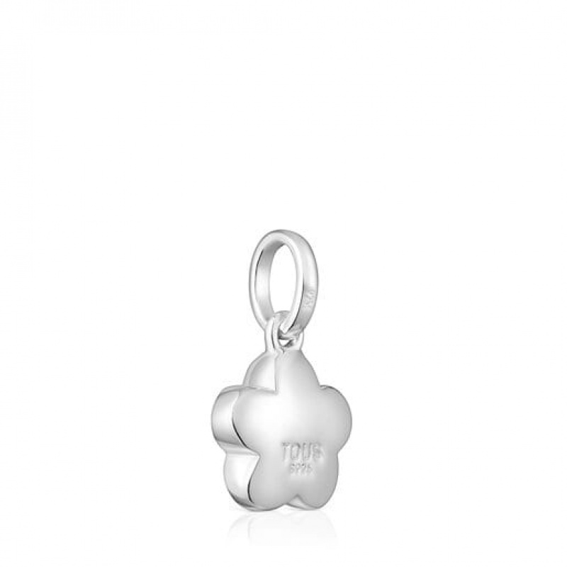 Tous Bold Motif Flower Anhänger Silber | Österreich-GYNCUD345