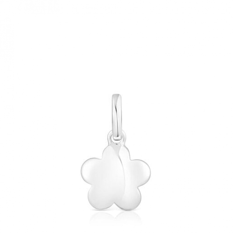 Tous Bold Motif Flower Anhänger Silber | Österreich-GYNCUD345
