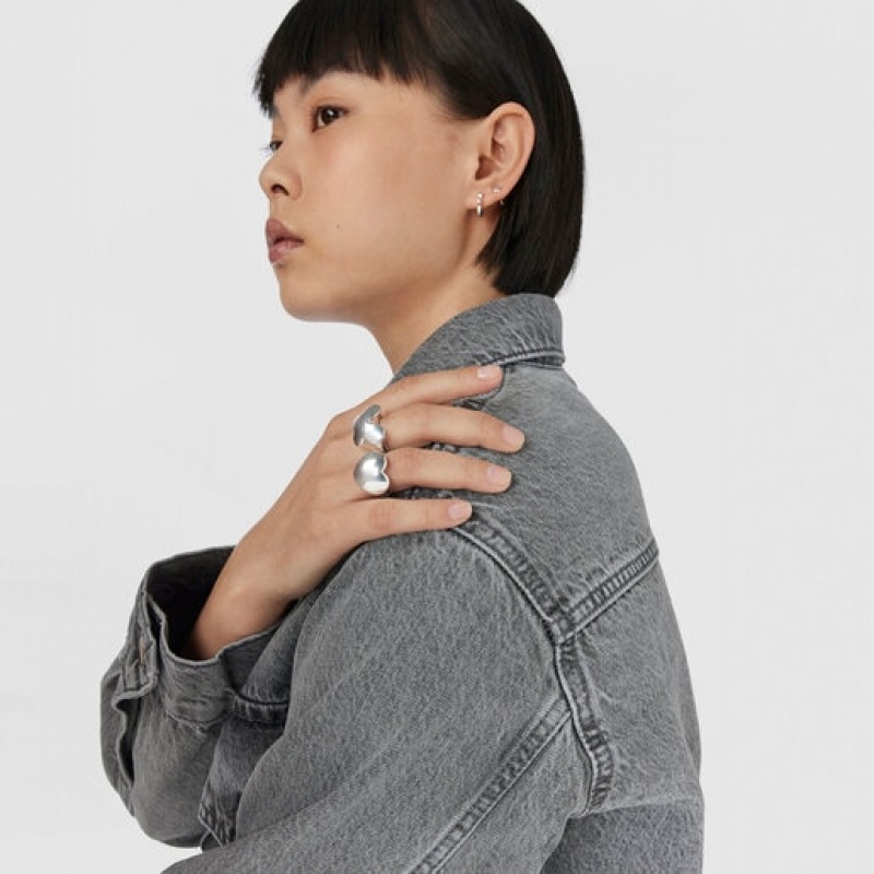 Tous Bold Motif Heart Signet Ring Silber | Österreich-CWFXEV209