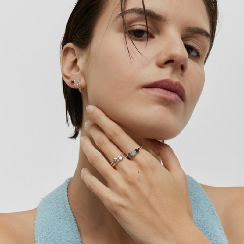 Tous Bold Motif With Gemstones Motifs Ring Silber | Österreich-SIBGLN136