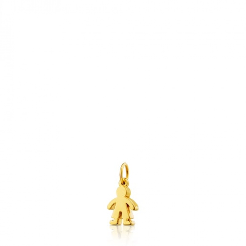 Tous Boy Motif Sweet Dolls Anhänger Gold | Österreich-MXAODH671