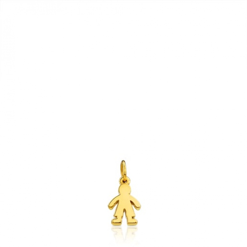 Tous Boy Motif Sweet Dolls Anhänger Gold | Österreich-MXAODH671