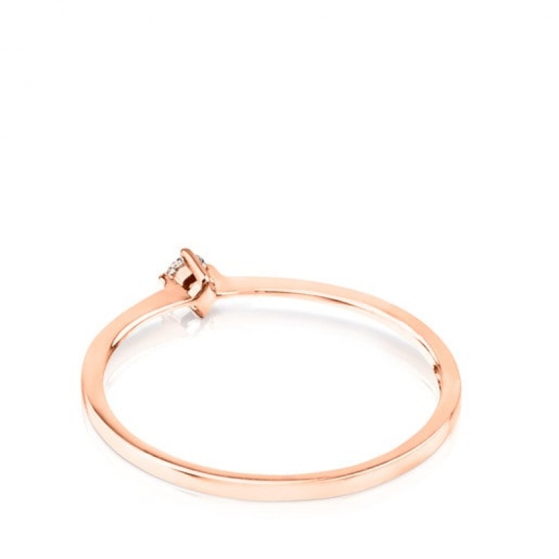 Tous Brillants With Diamond Ring Rosa Gold | Österreich-HUFCJT639