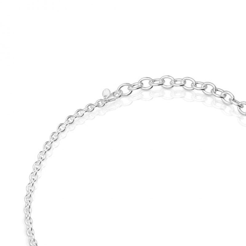 Tous Calin Choker With Round Rings Kettenriemen Silber | Österreich-NQEIZF398