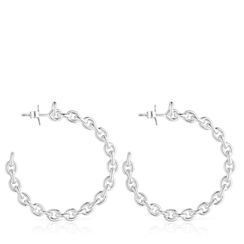 Tous Calin Hoop Ohrringe Silber | Österreich-ZCYHGN403