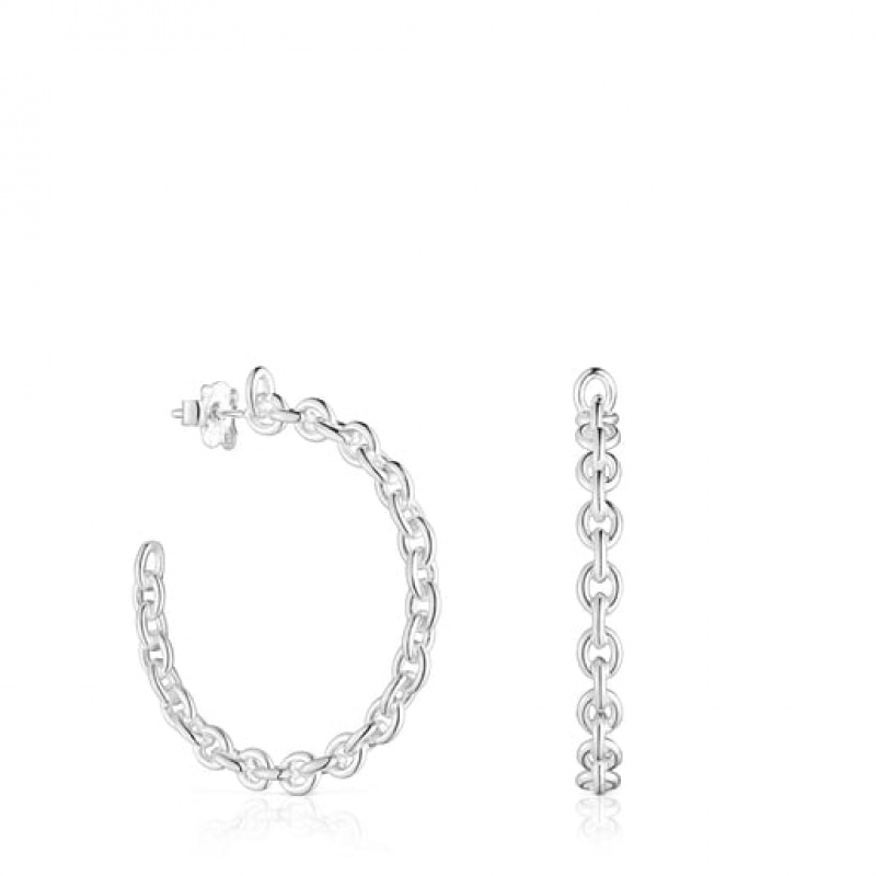 Tous Calin Hoop Ohrringe Silber | Österreich-ZCYHGN403