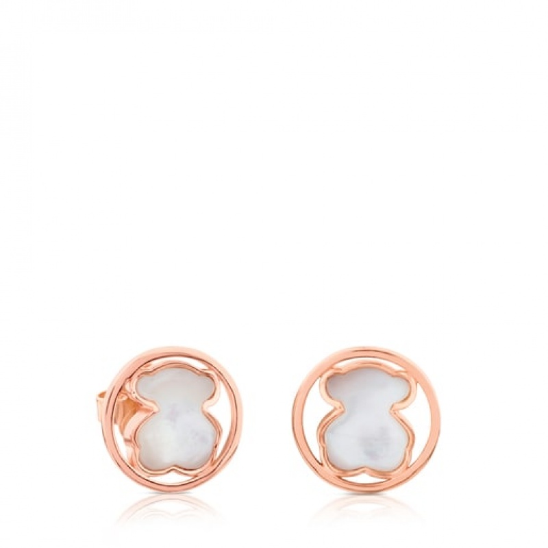 Tous Camille With Mother-of-pearl Ohrringe Rosa Gold | Österreich-SVDLEB714