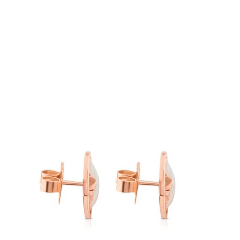 Tous Camille With Mother-of-pearl Ohrringe Rosa Gold | Österreich-SVDLEB714