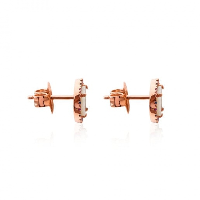 Tous Camille With Mother-of-pearl Sapphire Ohrringe Rosa Gold | Österreich-NZDPJV026