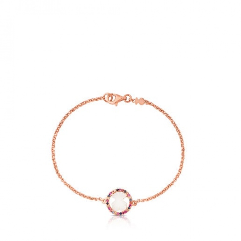 Tous Camille With Mother-of-pearl Sapphire Armband Rosa Gold | Österreich-RNEOAH168