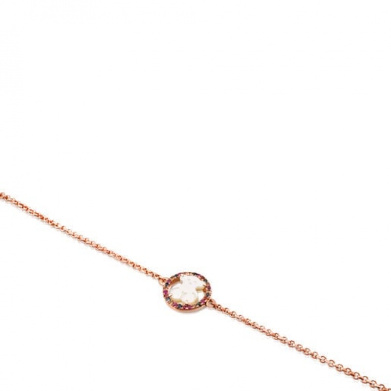 Tous Camille With Mother-of-pearl Sapphire Armband Rosa Gold | Österreich-RNEOAH168