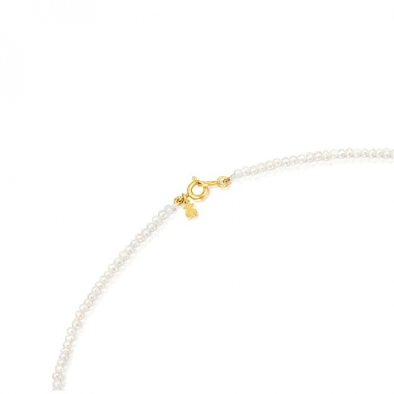 Tous Camille With Prasiolite Halskette Gold Weiß | Österreich-EHBRAX045