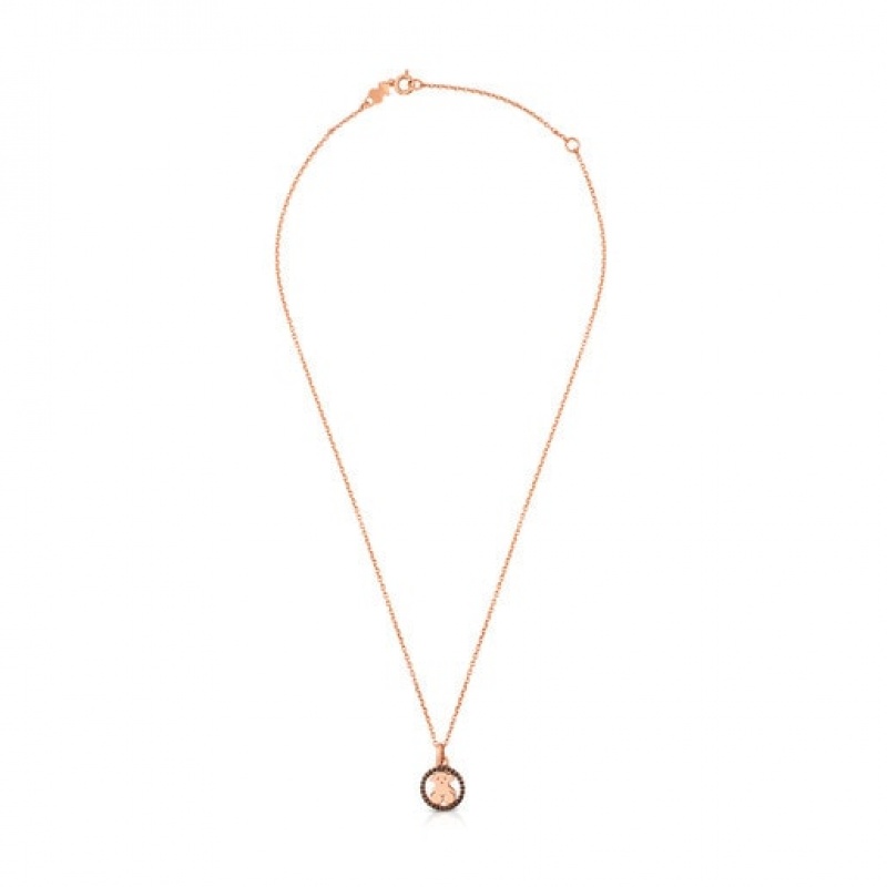 Tous Camille With Spinels Halskette Rosa Gold | Österreich-NMCKDY067