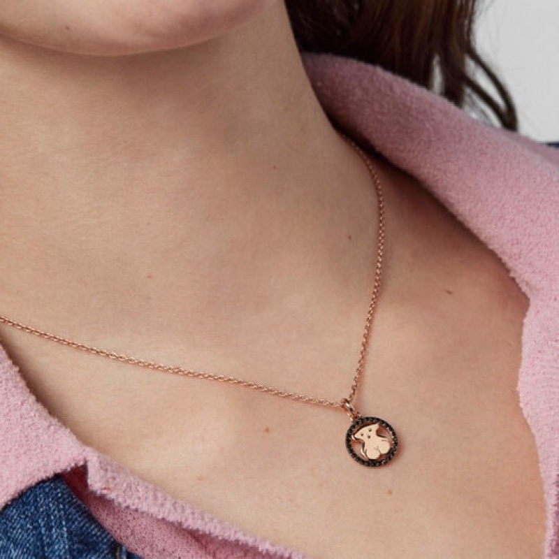 Tous Camille With Spinels Halskette Rosa Gold | Österreich-NMCKDY067