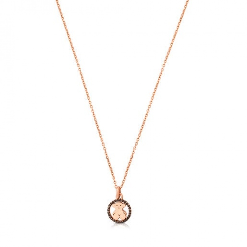Tous Camille With Spinels Halskette Rosa Gold | Österreich-NMCKDY067