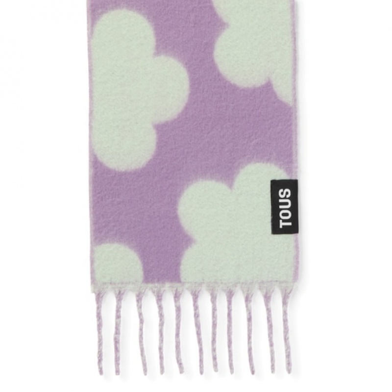 Tous Candy Flowers Schal Mintfarben Lila | Österreich-GEKQYP307
