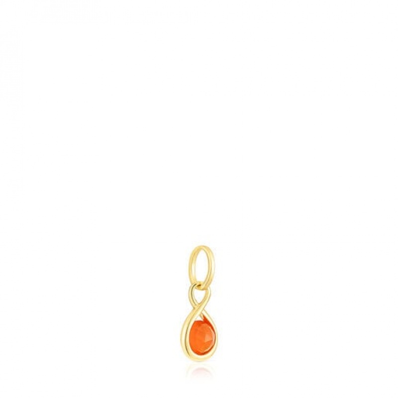 Tous Carnelian Alma Motif Anhänger Gold | Österreich-OQVLXY930