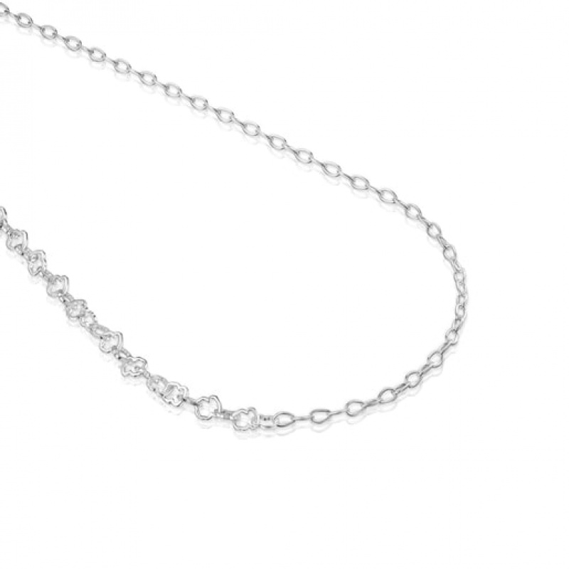 Tous Carrusel Charm Halskette Silber | Österreich-ZRNTXP459