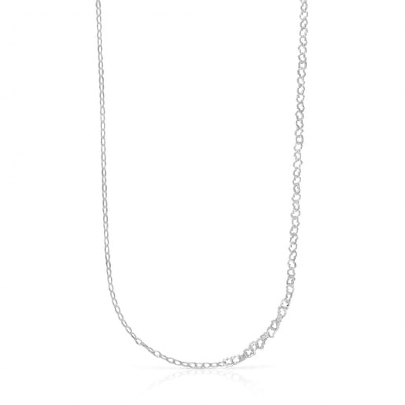 Tous Carrusel Charm Halskette Silber | Österreich-ZRNTXP459