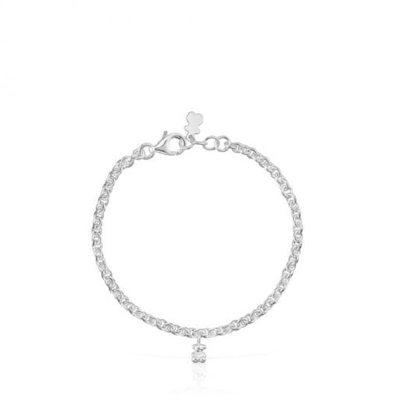 Tous Chain Bold Bear Armband Silber | Österreich-YFUHBE512