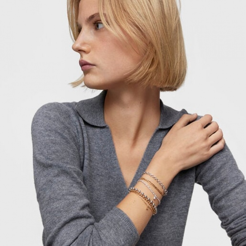 Tous Chain With Oval Rings Bold Bear Armband Gold | Österreich-HMSYDV287