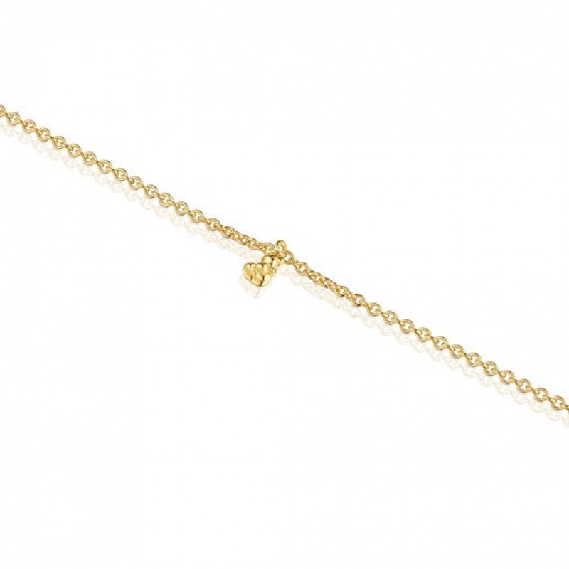 Tous Chain With Round Rings Bold Bear Armband Gold | Österreich-KHIGSB024